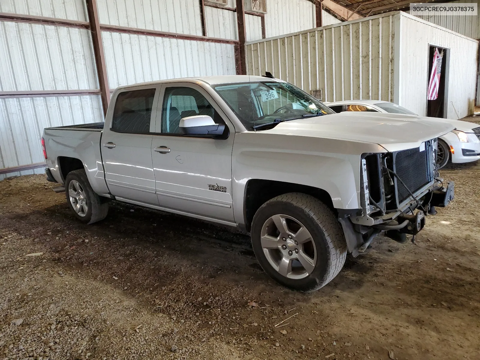 2018 Chevrolet Silverado C1500 Lt VIN: 3GCPCREC9JG378375 Lot: 65843214