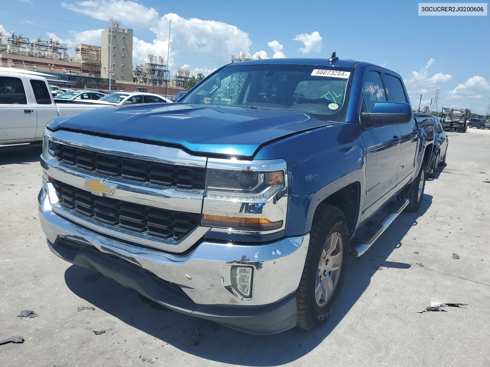 2018 Chevrolet Silverado C1500 Lt VIN: 3GCUCRER2JG200606 Lot: 66073264