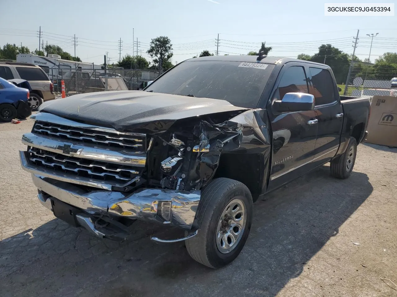 2018 Chevrolet Silverado K1500 Ltz VIN: 3GCUKSEC9JG453394 Lot: 66479324