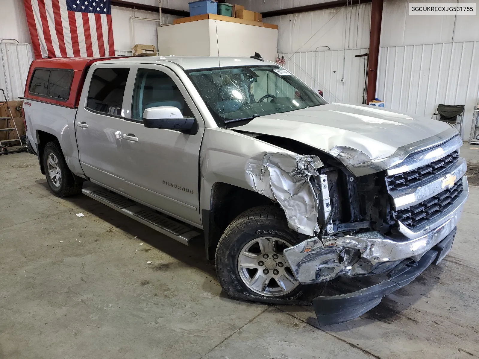 3GCUKRECXJG531755 2018 Chevrolet Silverado K1500 Lt