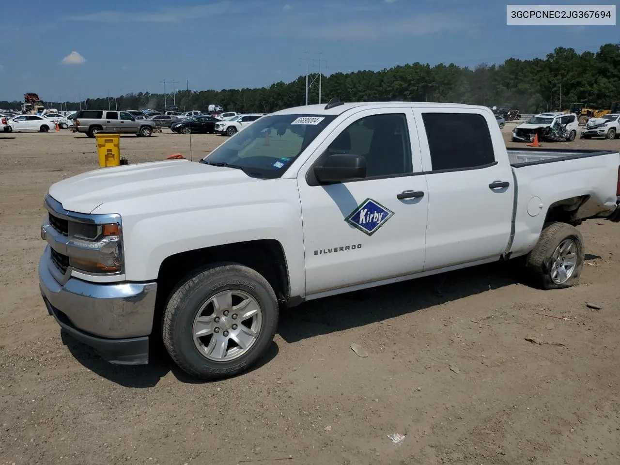 2018 Chevrolet Silverado C1500 VIN: 3GCPCNEC2JG367694 Lot: 66895004