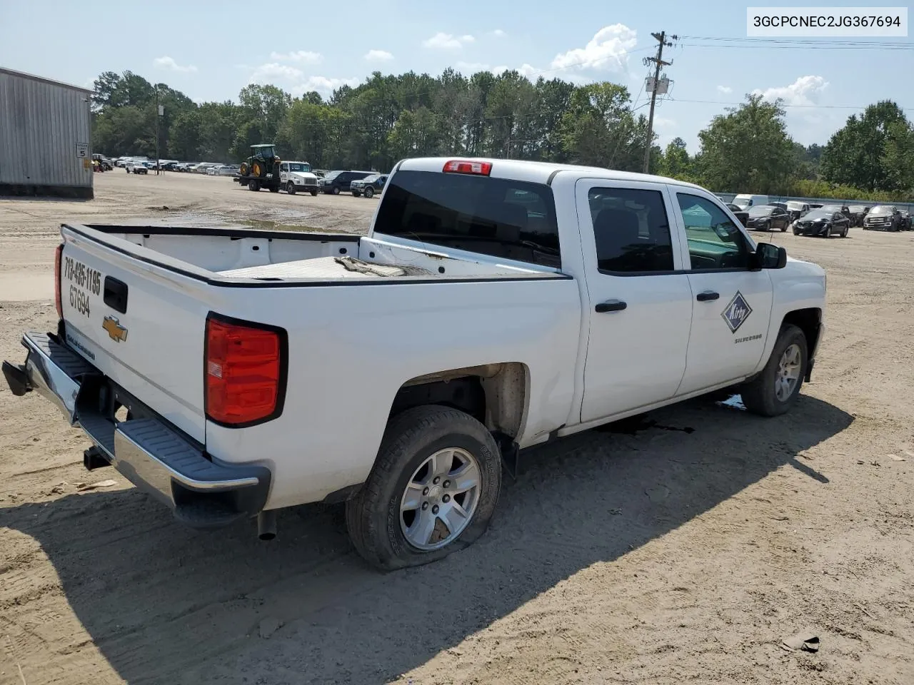 2018 Chevrolet Silverado C1500 VIN: 3GCPCNEC2JG367694 Lot: 66895004