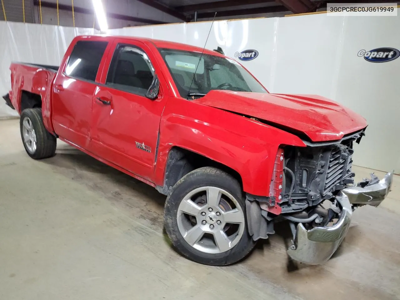 2018 Chevrolet Silverado C1500 Lt VIN: 3GCPCREC0JG619949 Lot: 66915704