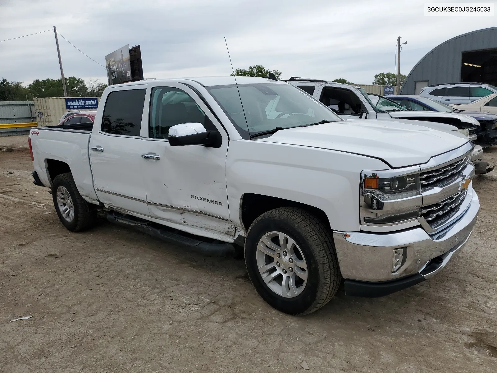 2018 Chevrolet Silverado K1500 Ltz VIN: 3GCUKSEC0JG245033 Lot: 66966484