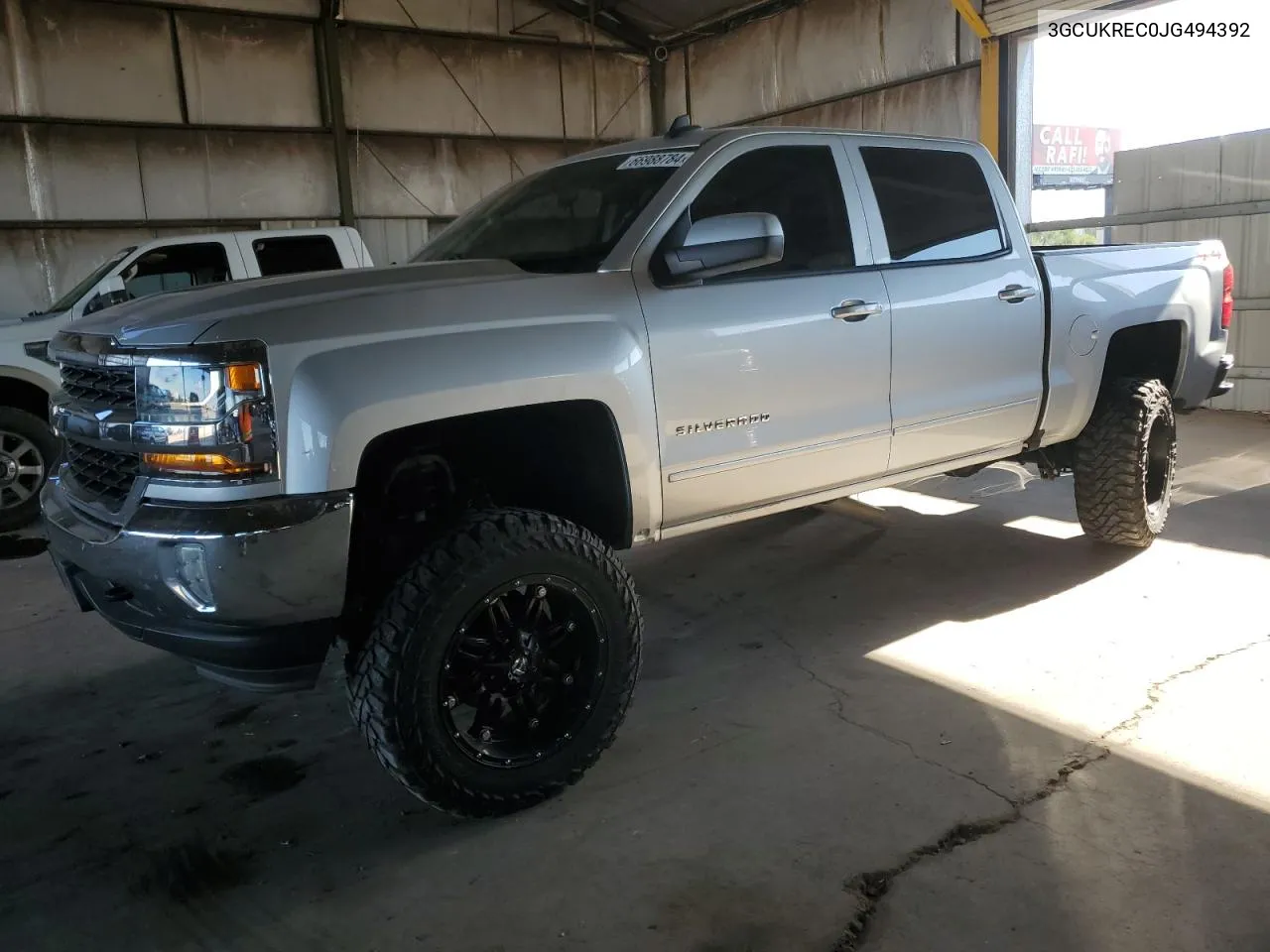 2018 Chevrolet Silverado K1500 Lt VIN: 3GCUKREC0JG494392 Lot: 66988784