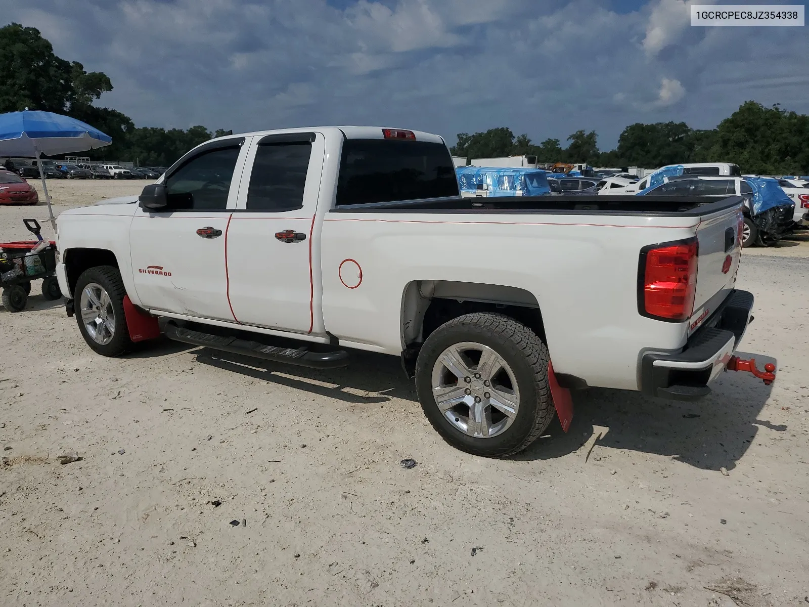 2018 Chevrolet Silverado C1500 Custom VIN: 1GCRCPEC8JZ354338 Lot: 67382454