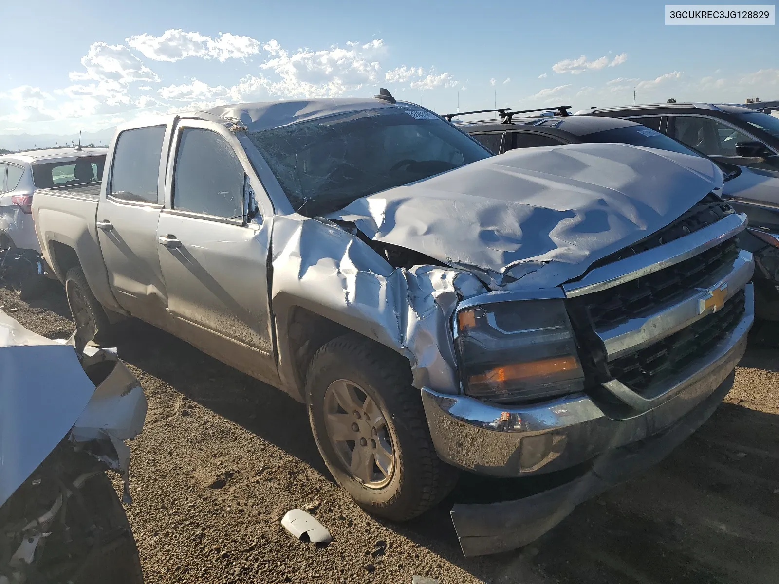 2018 Chevrolet Silverado K1500 Lt VIN: 3GCUKREC3JG128829 Lot: 67401364