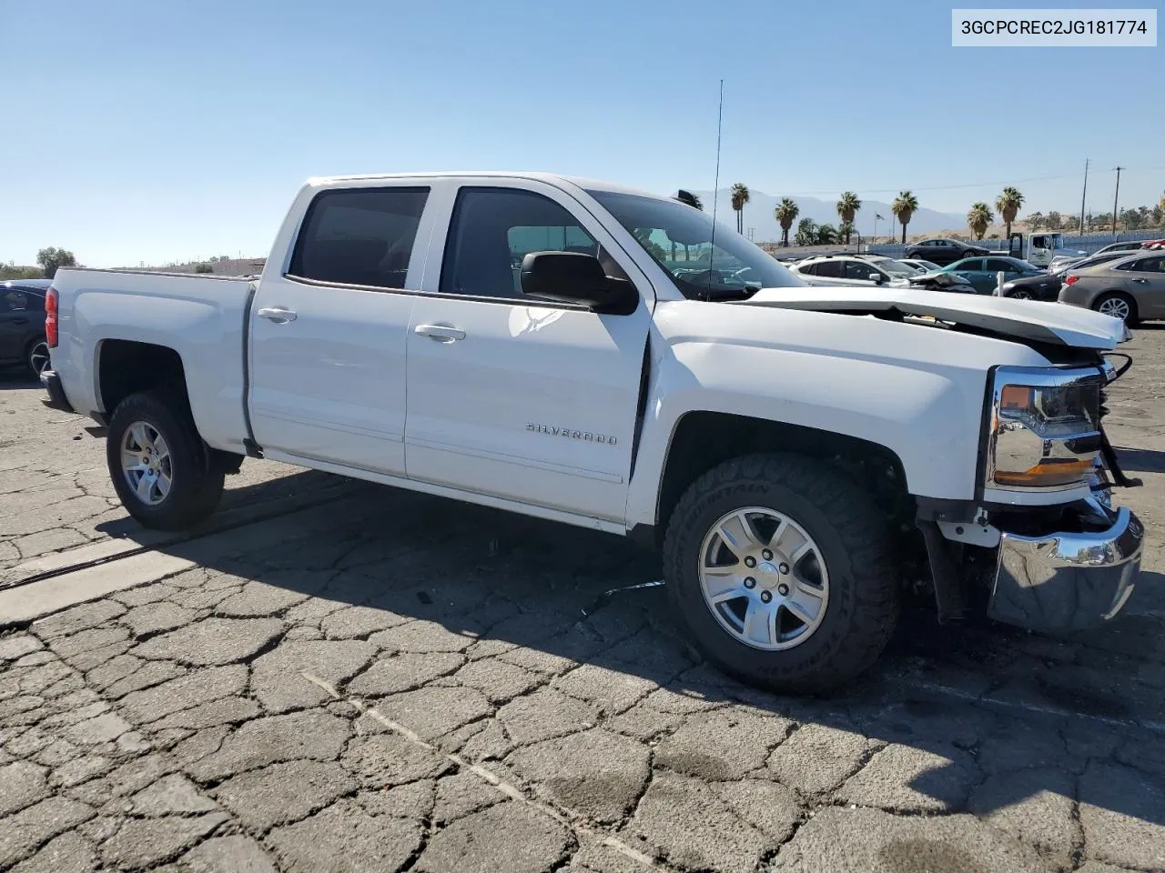 2018 Chevrolet Silverado C1500 Lt VIN: 3GCPCREC2JG181774 Lot: 67426234