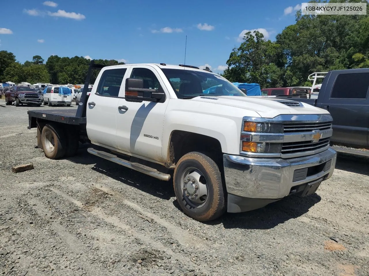 2018 Chevrolet Silverado K3500 VIN: 1GB4KYCY7JF125026 Lot: 67486264