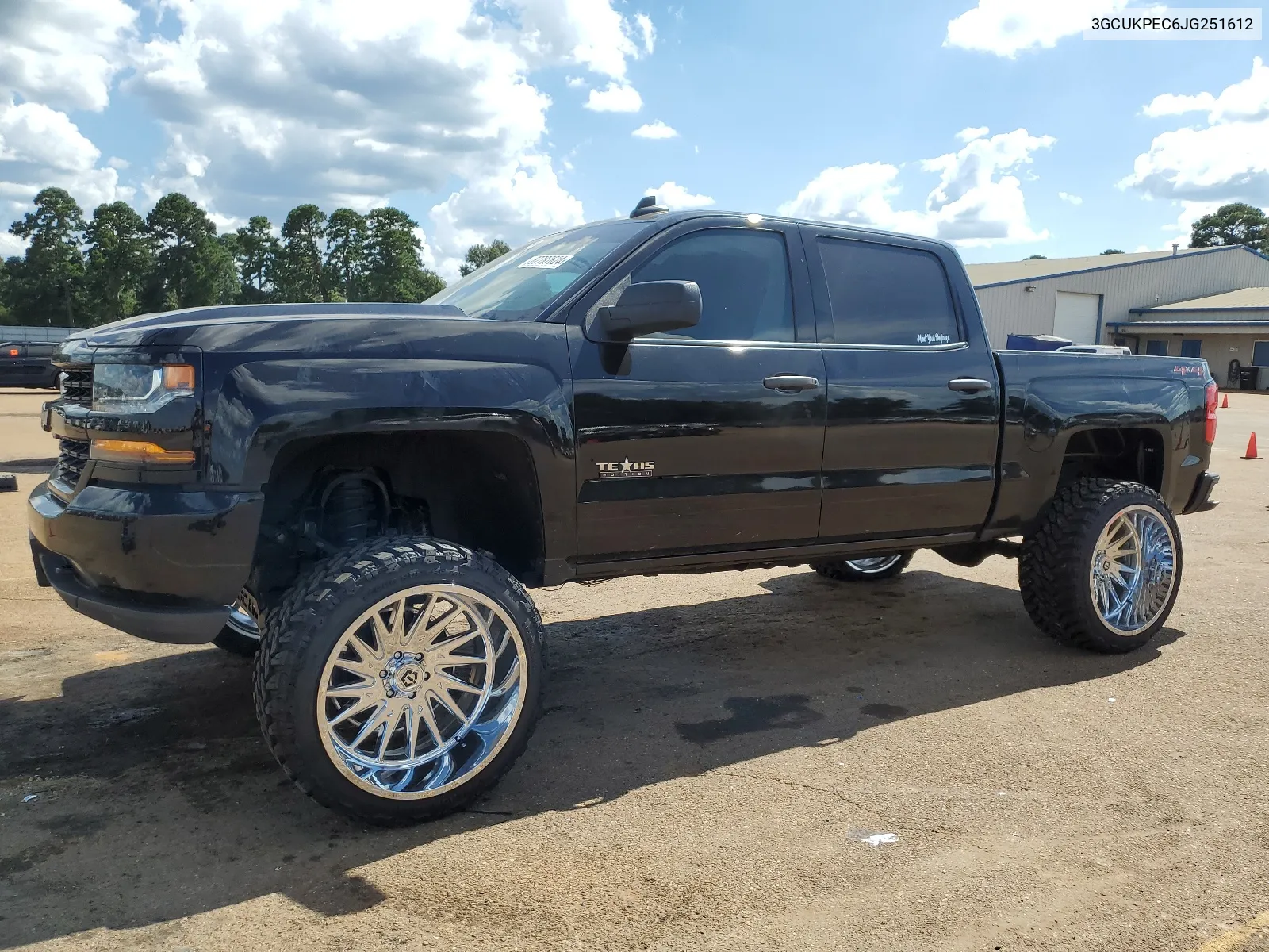 2018 Chevrolet Silverado K1500 Custom VIN: 3GCUKPEC6JG251612 Lot: 67787624