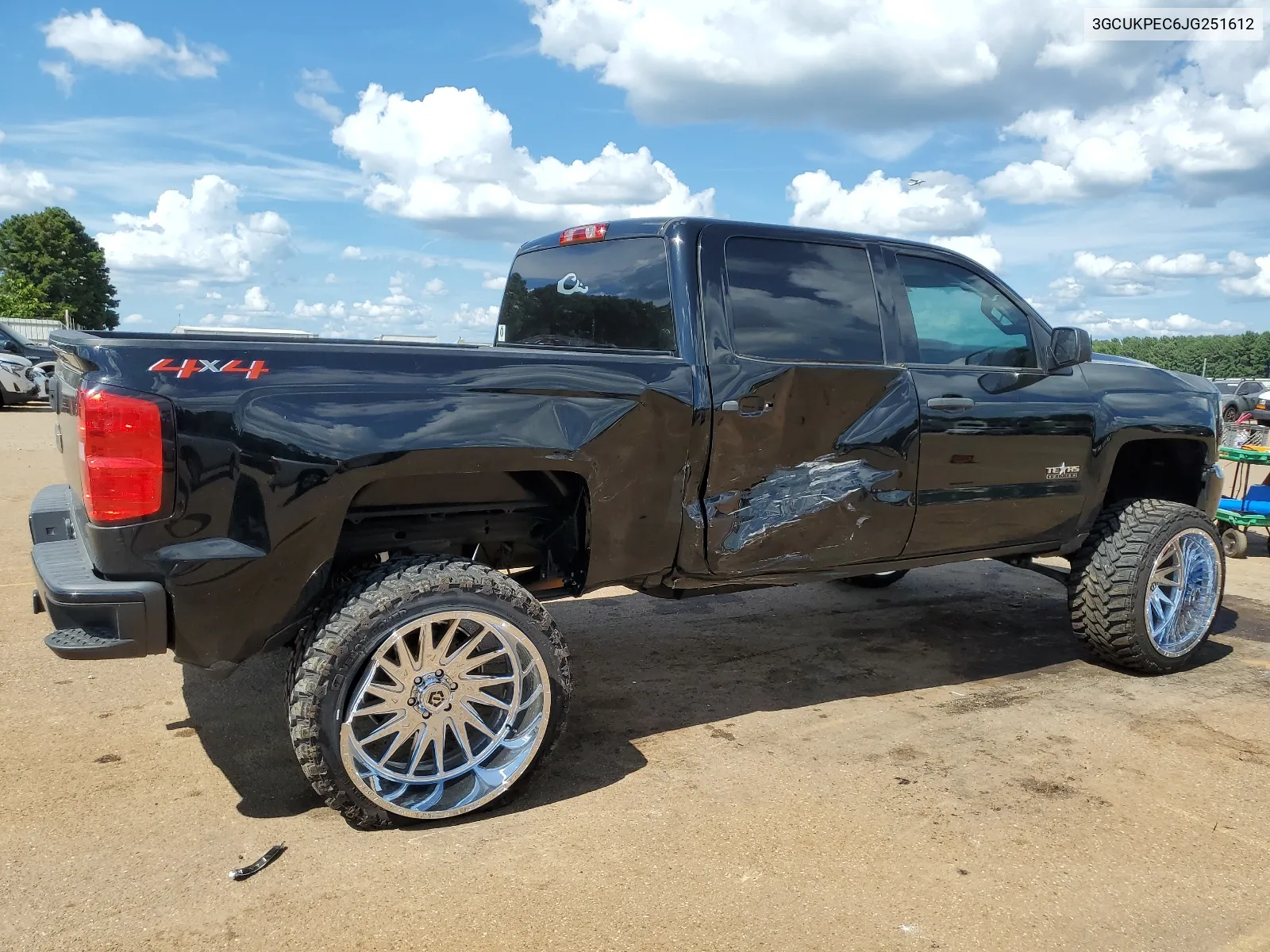 2018 Chevrolet Silverado K1500 Custom VIN: 3GCUKPEC6JG251612 Lot: 67787624