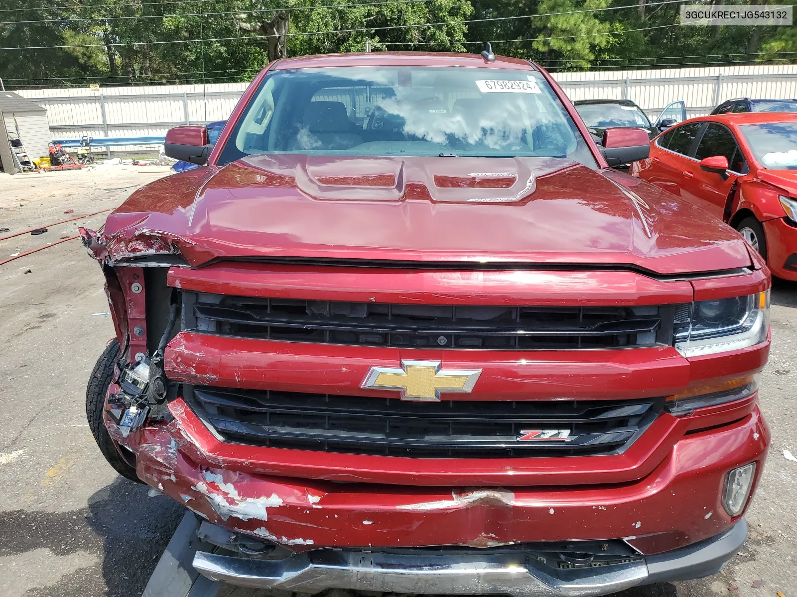 3GCUKREC1JG543132 2018 Chevrolet Silverado K1500 Lt