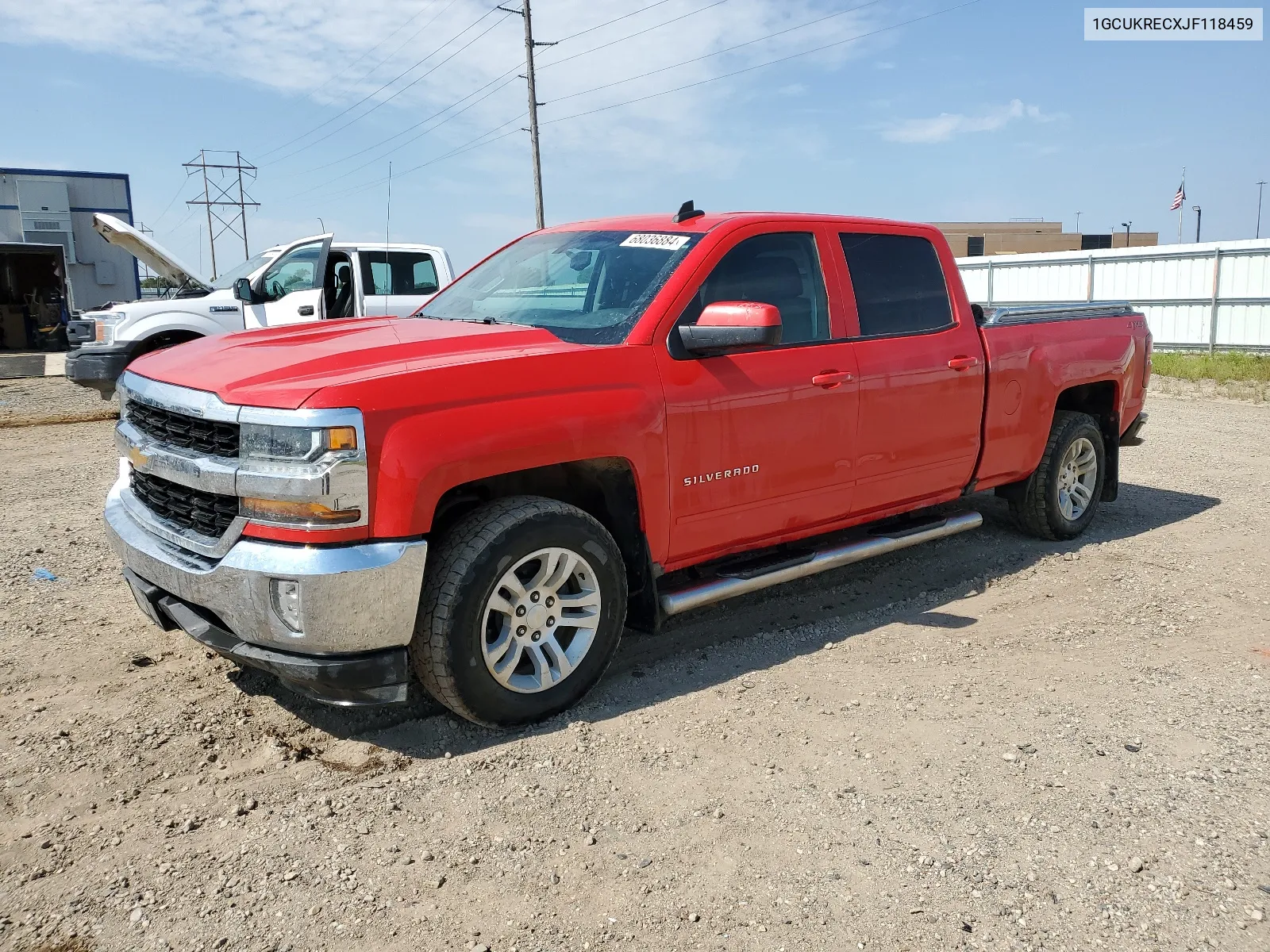 2018 Chevrolet Silverado K1500 Lt VIN: 1GCUKRECXJF118459 Lot: 68036884