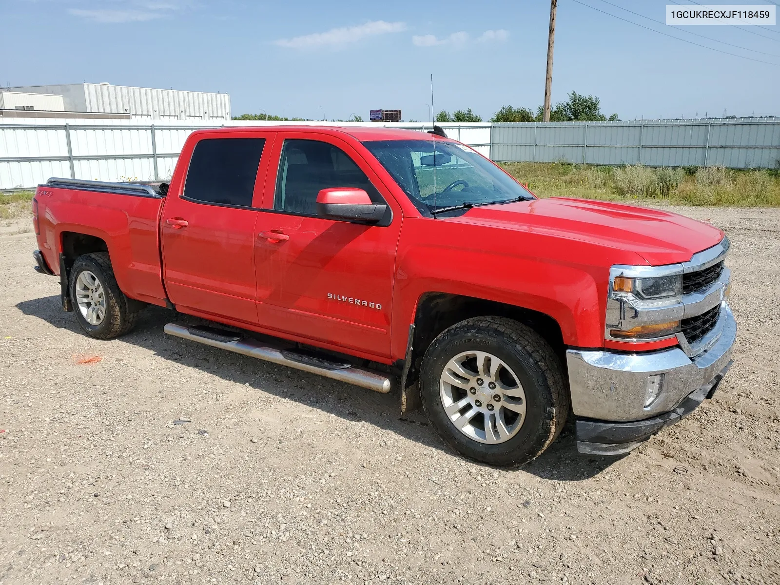 2018 Chevrolet Silverado K1500 Lt VIN: 1GCUKRECXJF118459 Lot: 68036884