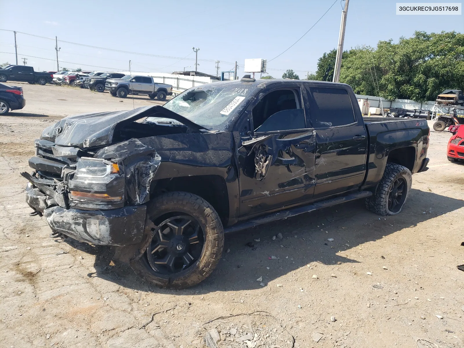 2018 Chevrolet Silverado K1500 Lt VIN: 3GCUKREC9JG517698 Lot: 68043504