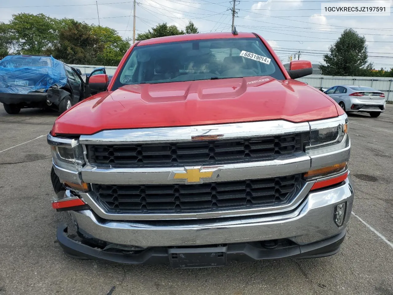 2018 Chevrolet Silverado K1500 Lt VIN: 1GCVKREC5JZ197591 Lot: 68319014