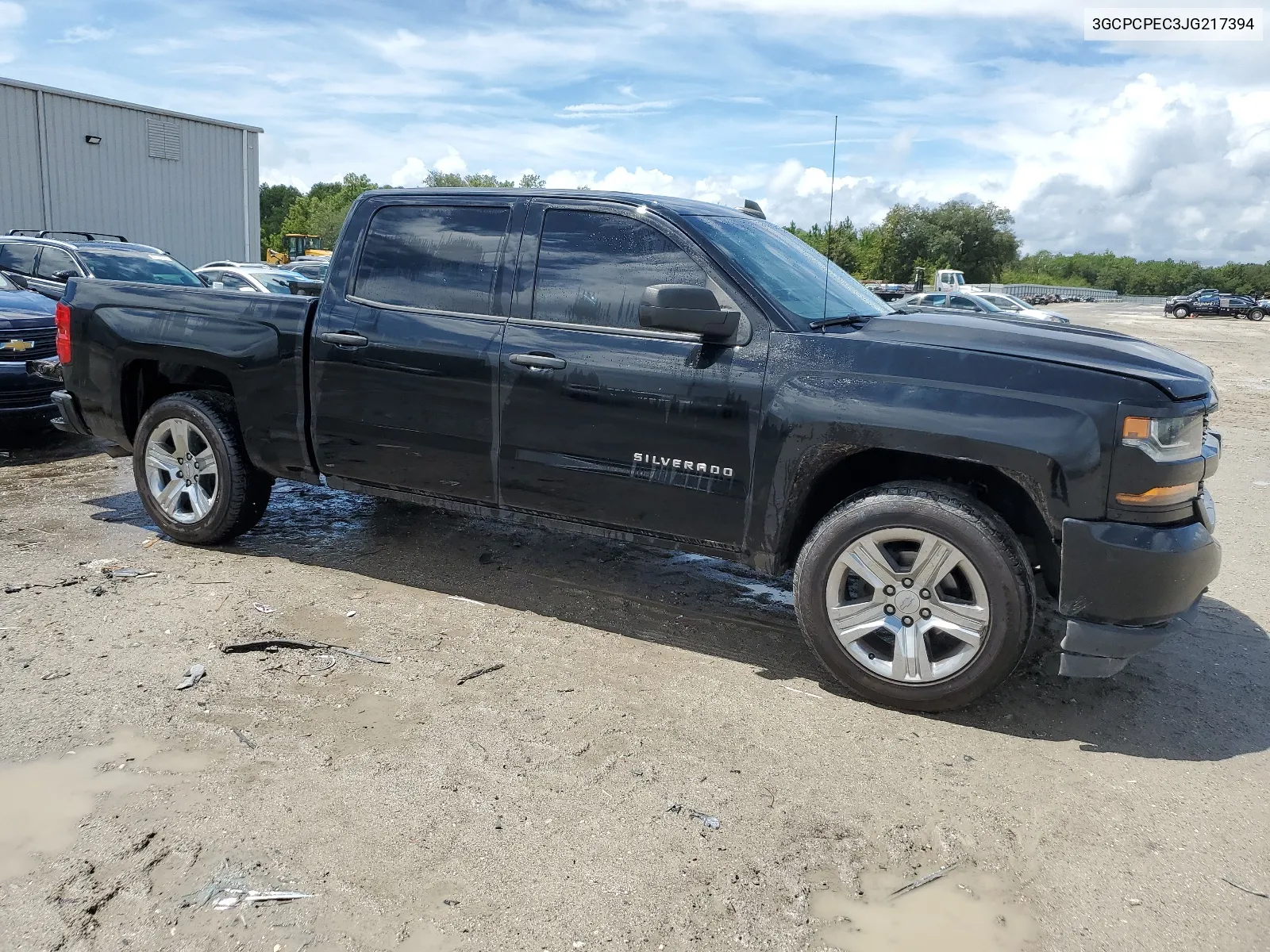 2018 Chevrolet Silverado C1500 Custom VIN: 3GCPCPEC3JG217394 Lot: 68479584