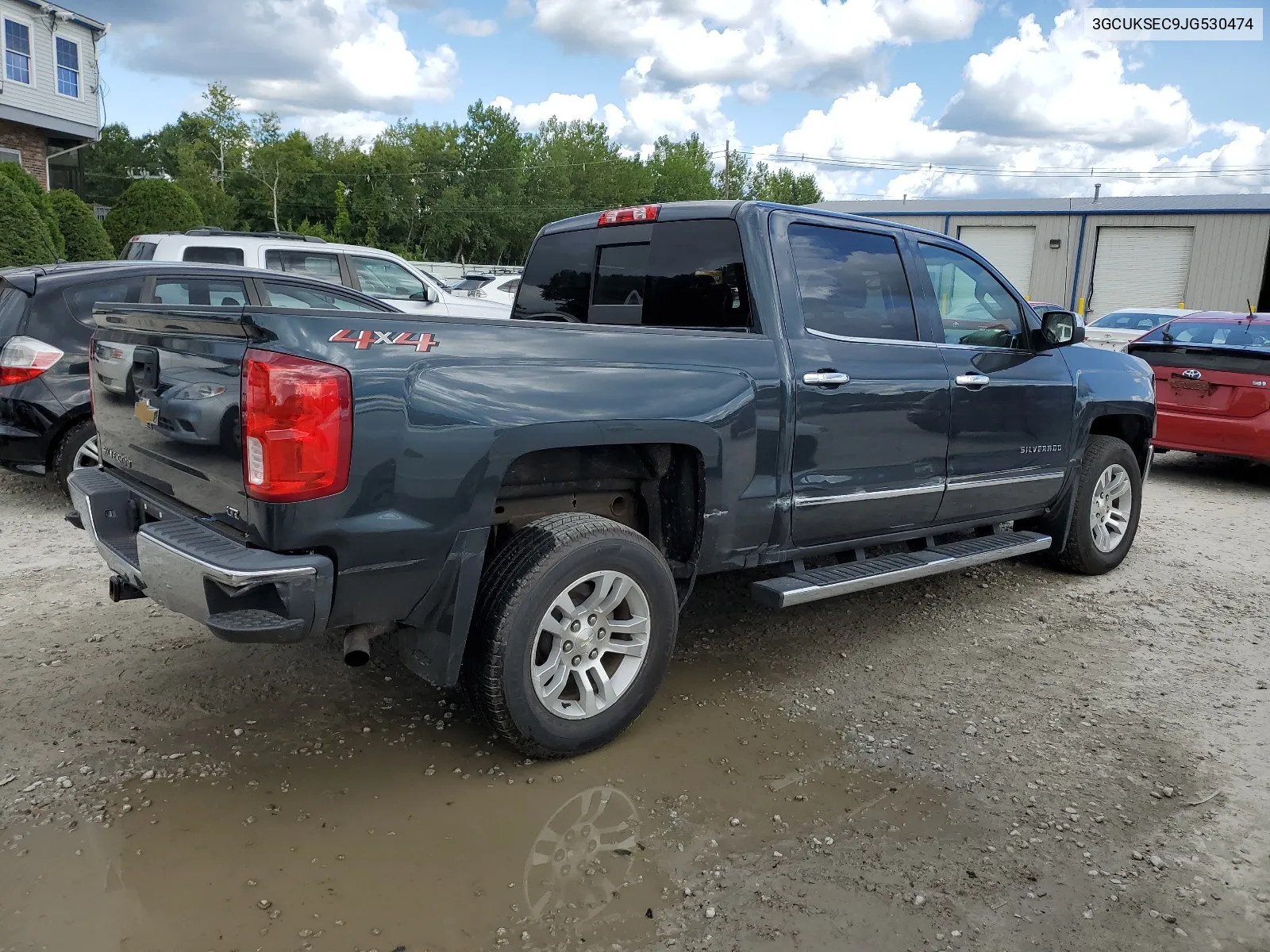 2018 Chevrolet Silverado K1500 Ltz VIN: 3GCUKSEC9JG530474 Lot: 68597574