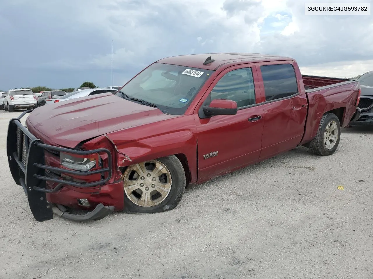 2018 Chevrolet Silverado K1500 Lt VIN: 3GCUKREC4JG593782 Lot: 68631544