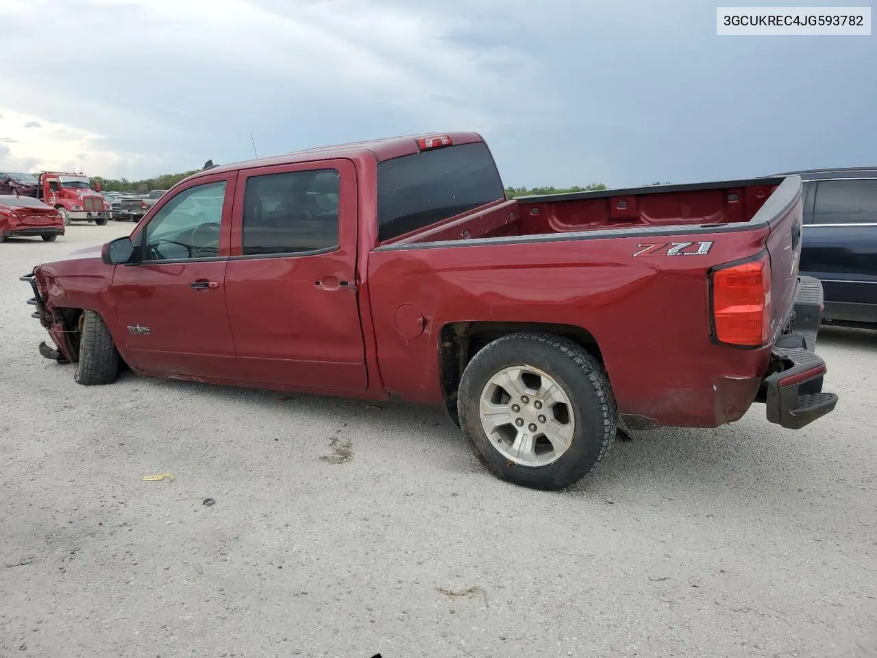 2018 Chevrolet Silverado K1500 Lt VIN: 3GCUKREC4JG593782 Lot: 68631544