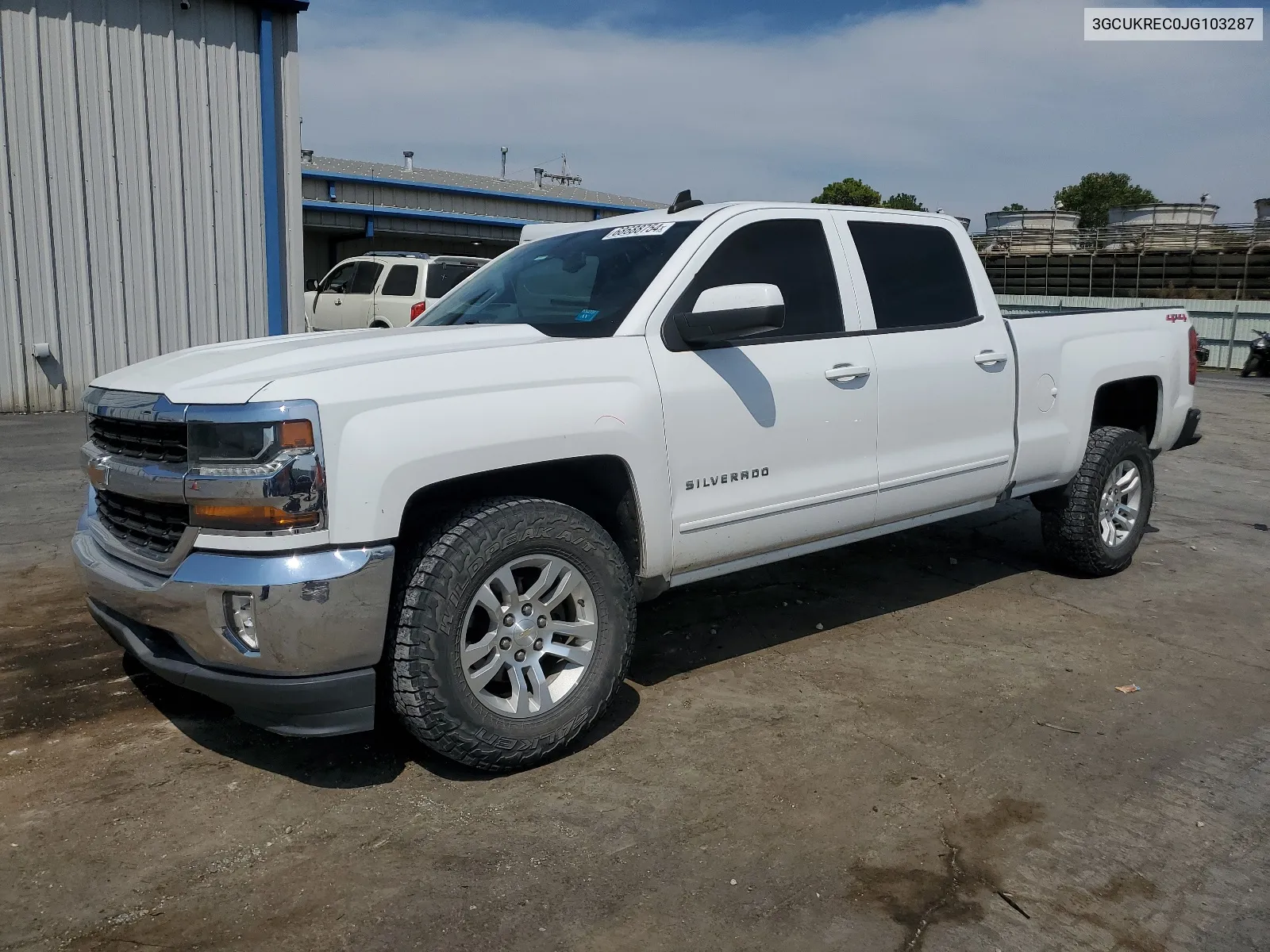 2018 Chevrolet Silverado K1500 Lt VIN: 3GCUKREC0JG103287 Lot: 68688754