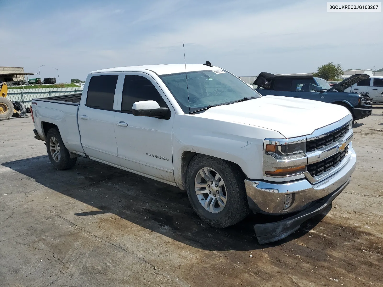 2018 Chevrolet Silverado K1500 Lt VIN: 3GCUKREC0JG103287 Lot: 68688754