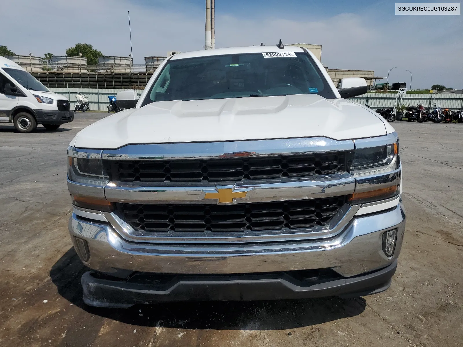 2018 Chevrolet Silverado K1500 Lt VIN: 3GCUKREC0JG103287 Lot: 68688754