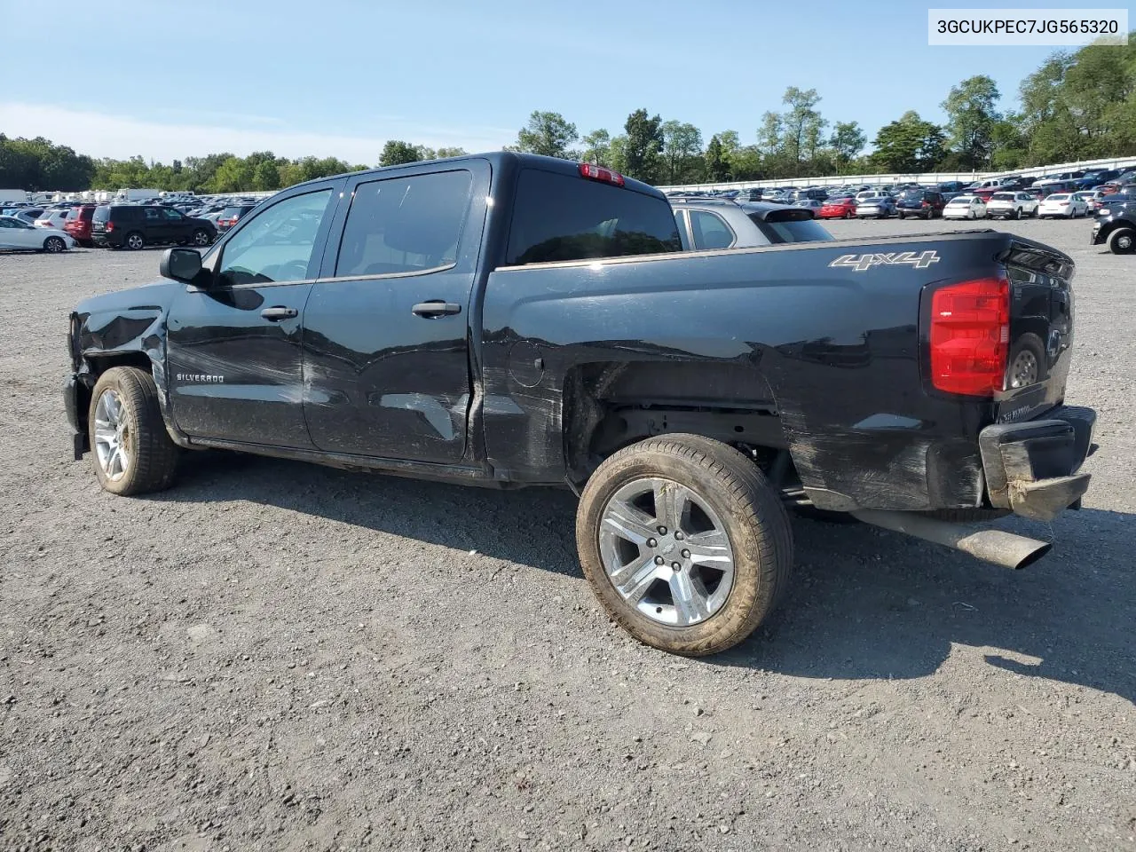 2018 Chevrolet Silverado K1500 Custom VIN: 3GCUKPEC7JG565320 Lot: 69058424