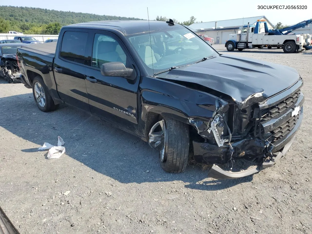 2018 Chevrolet Silverado K1500 Custom VIN: 3GCUKPEC7JG565320 Lot: 69058424