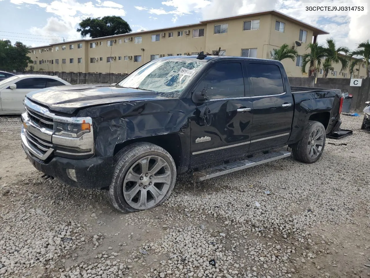 2018 Chevrolet Silverado C1500 High Country VIN: 3GCPCTEJ9JG314753 Lot: 69197414