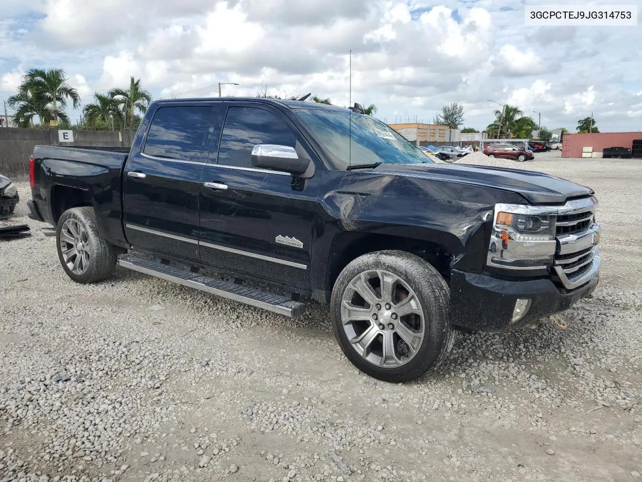 2018 Chevrolet Silverado C1500 High Country VIN: 3GCPCTEJ9JG314753 Lot: 69197414