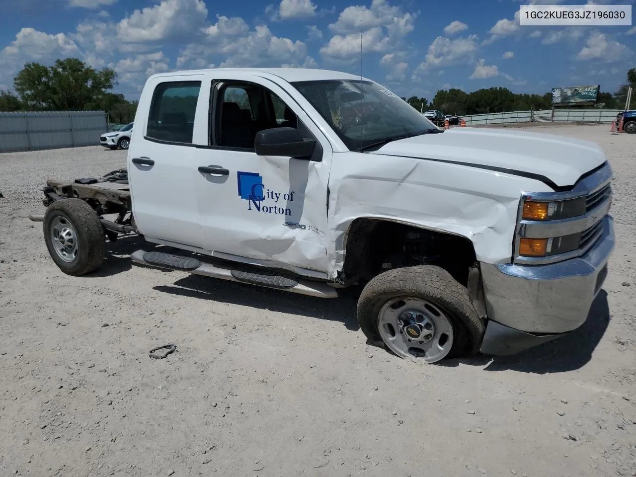 2018 Chevrolet Silverado K2500 Heavy Duty VIN: 1GC2KUEG3JZ196030 Lot: 69315344