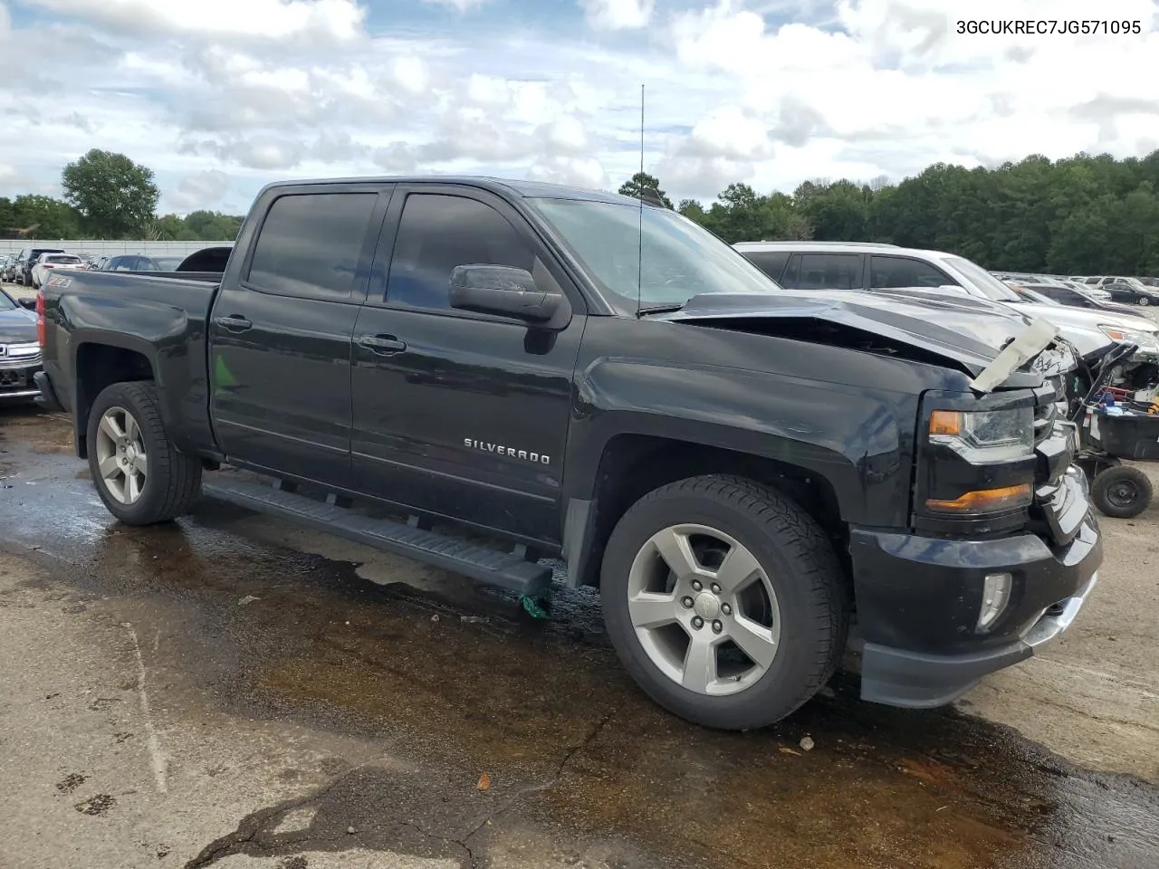 2018 Chevrolet Silverado K1500 Lt VIN: 3GCUKREC7JG571095 Lot: 69319874