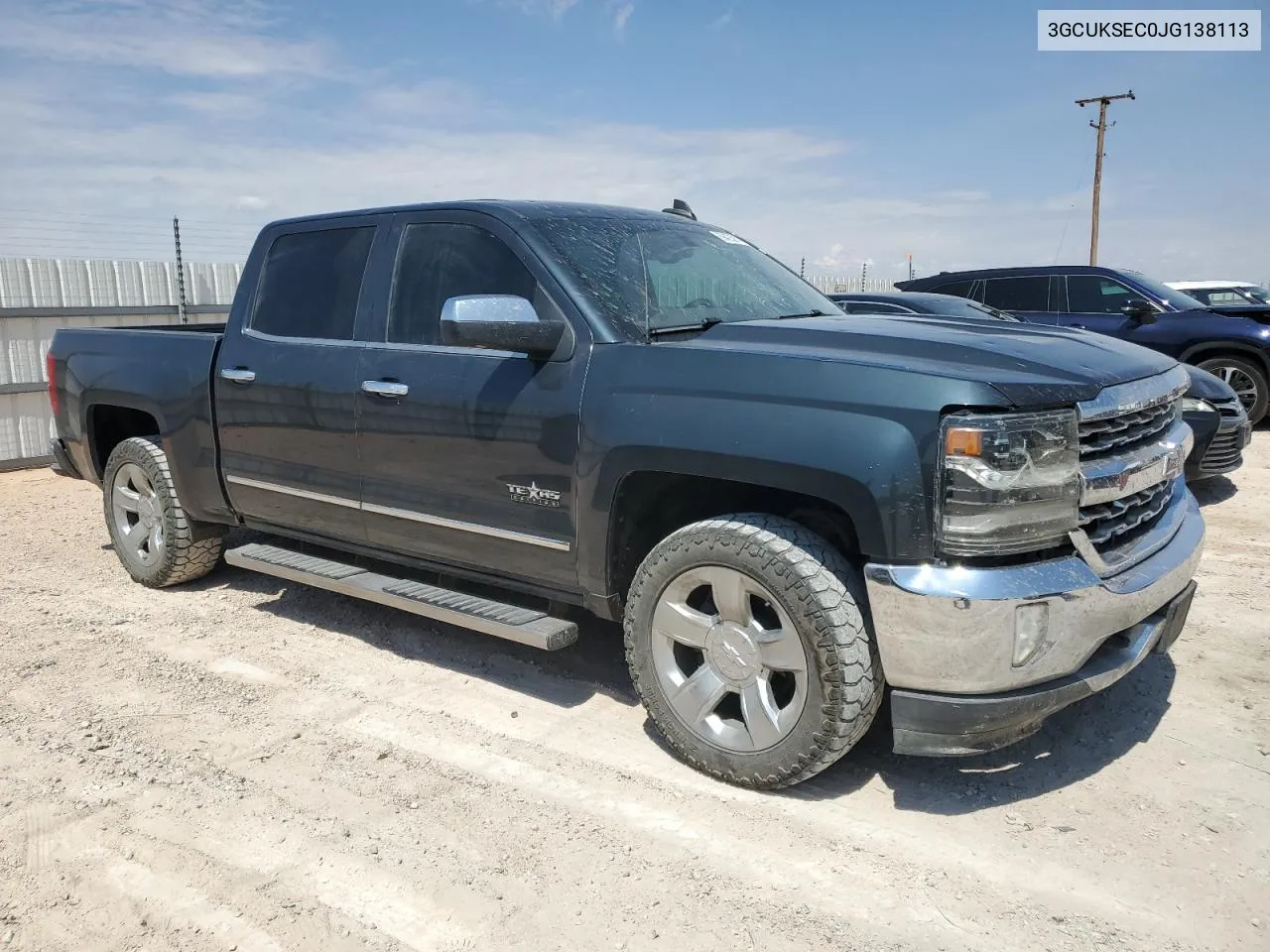 2018 Chevrolet Silverado K1500 Ltz VIN: 3GCUKSEC0JG138113 Lot: 69422914