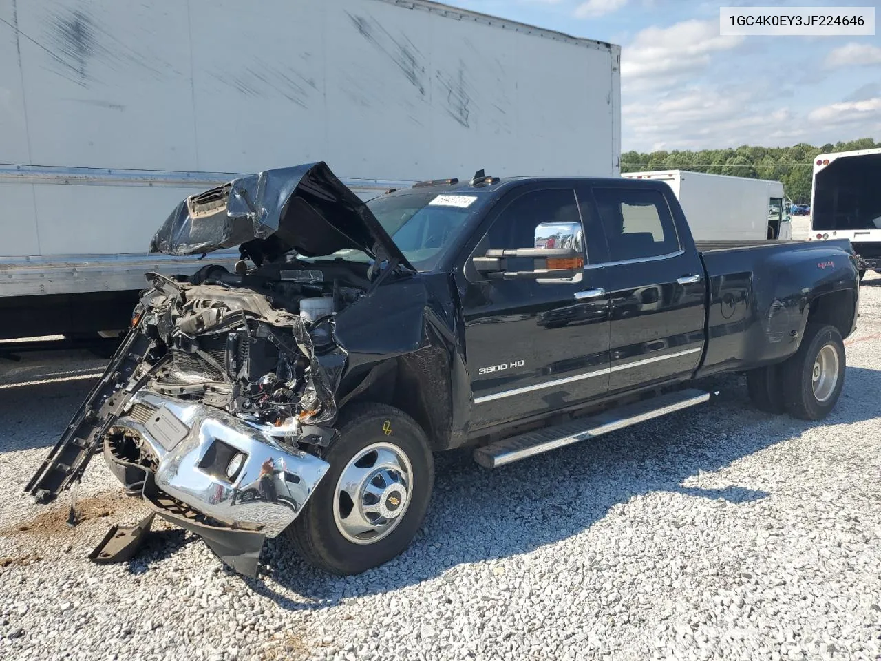 2018 Chevrolet Silverado K3500 Ltz VIN: 1GC4K0EY3JF224646 Lot: 69437314