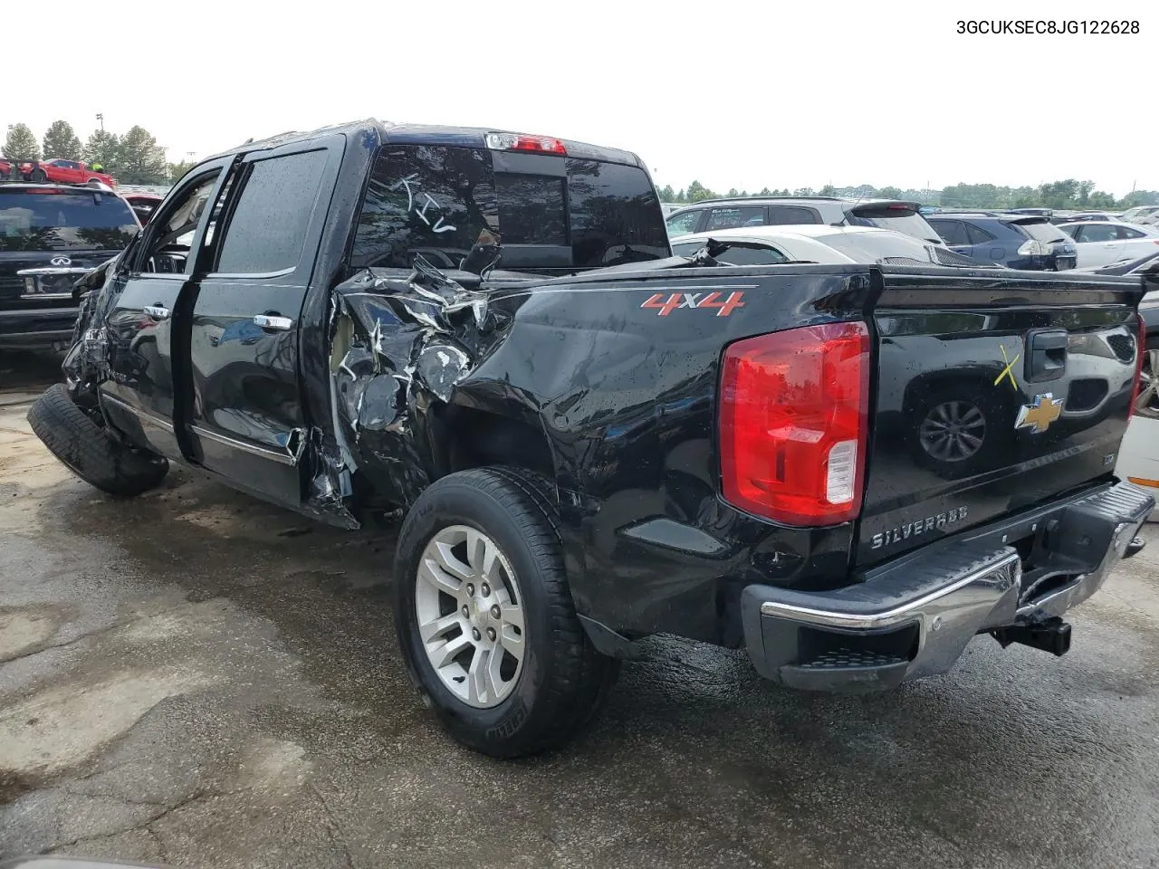 2018 Chevrolet Silverado K1500 Ltz VIN: 3GCUKSEC8JG122628 Lot: 69600594