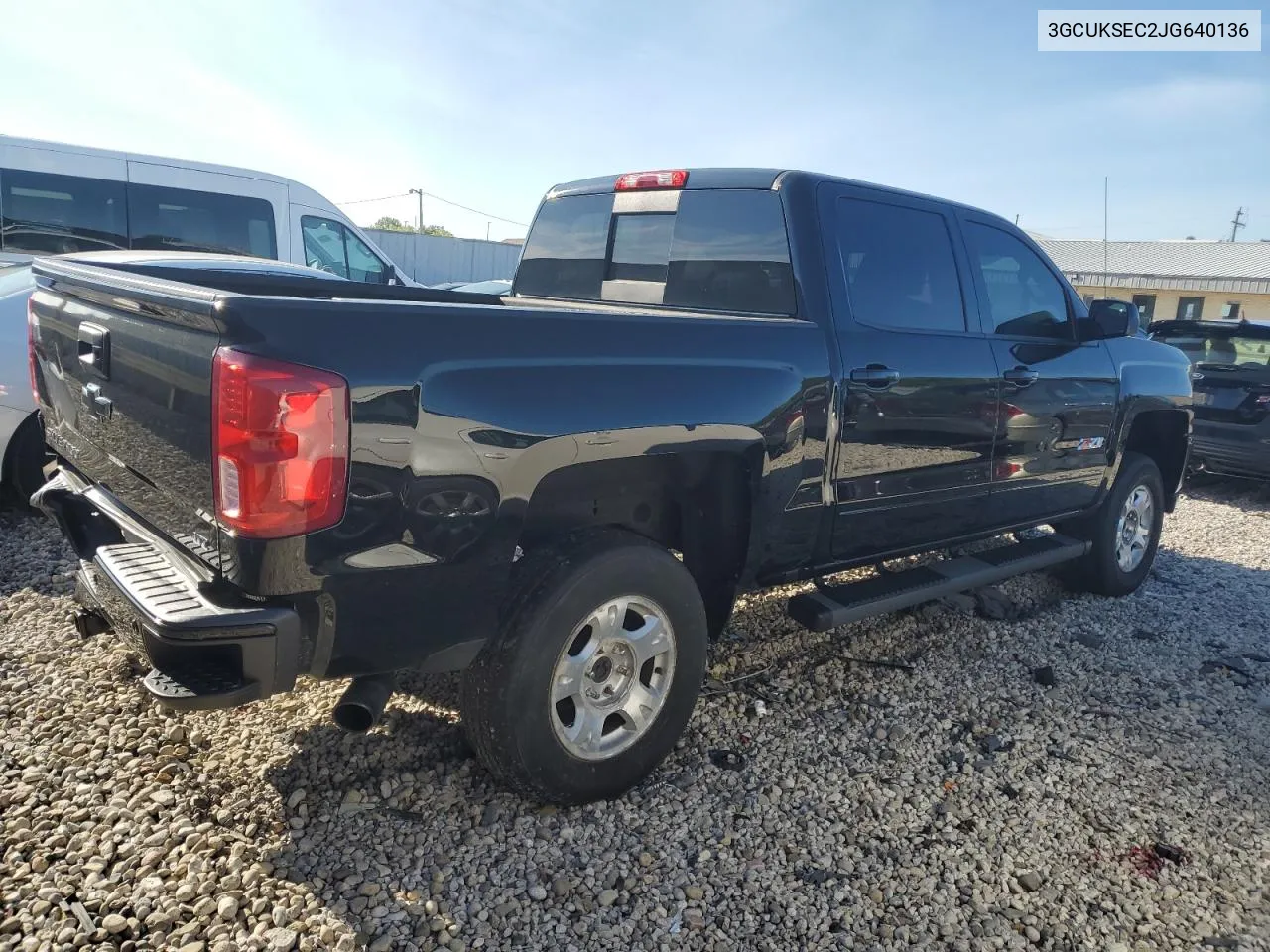 2018 Chevrolet Silverado K1500 Ltz VIN: 3GCUKSEC2JG640136 Lot: 69667824