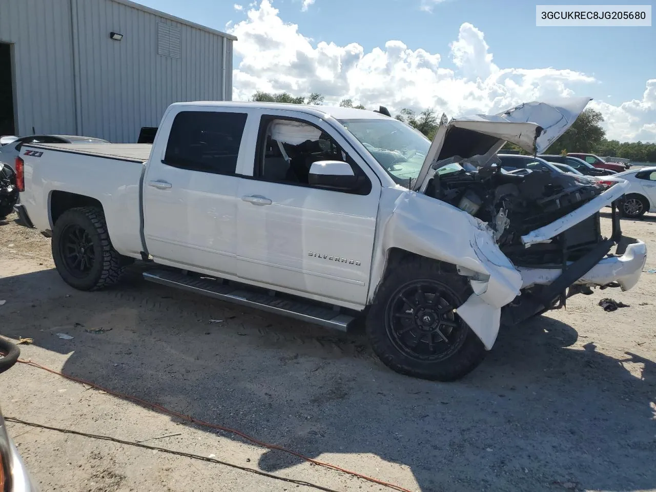 2018 Chevrolet Silverado K1500 Lt VIN: 3GCUKREC8JG205680 Lot: 69682634