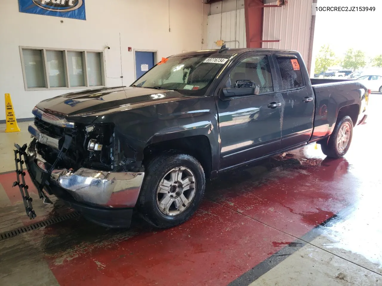 2018 Chevrolet Silverado C1500 Lt VIN: 1GCRCREC2JZ153949 Lot: 69776734