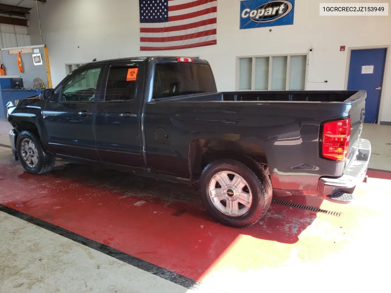 1GCRCREC2JZ153949 2018 Chevrolet Silverado C1500 Lt