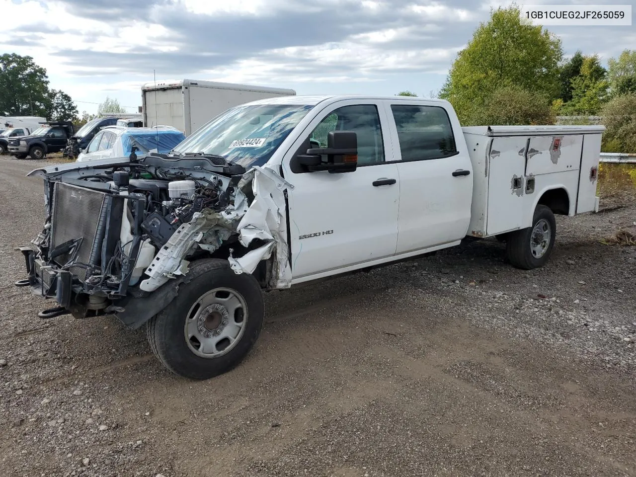 2018 Chevrolet Silverado C2500 Heavy Duty VIN: 1GB1CUEG2JF265059 Lot: 69924424