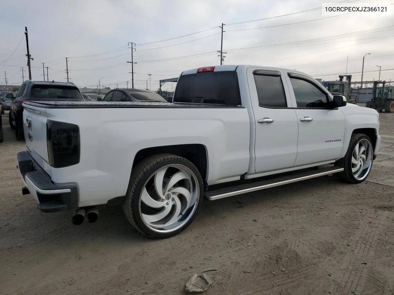 2018 Chevrolet Silverado C1500 Custom VIN: 1GCRCPECXJZ366121 Lot: 69961584