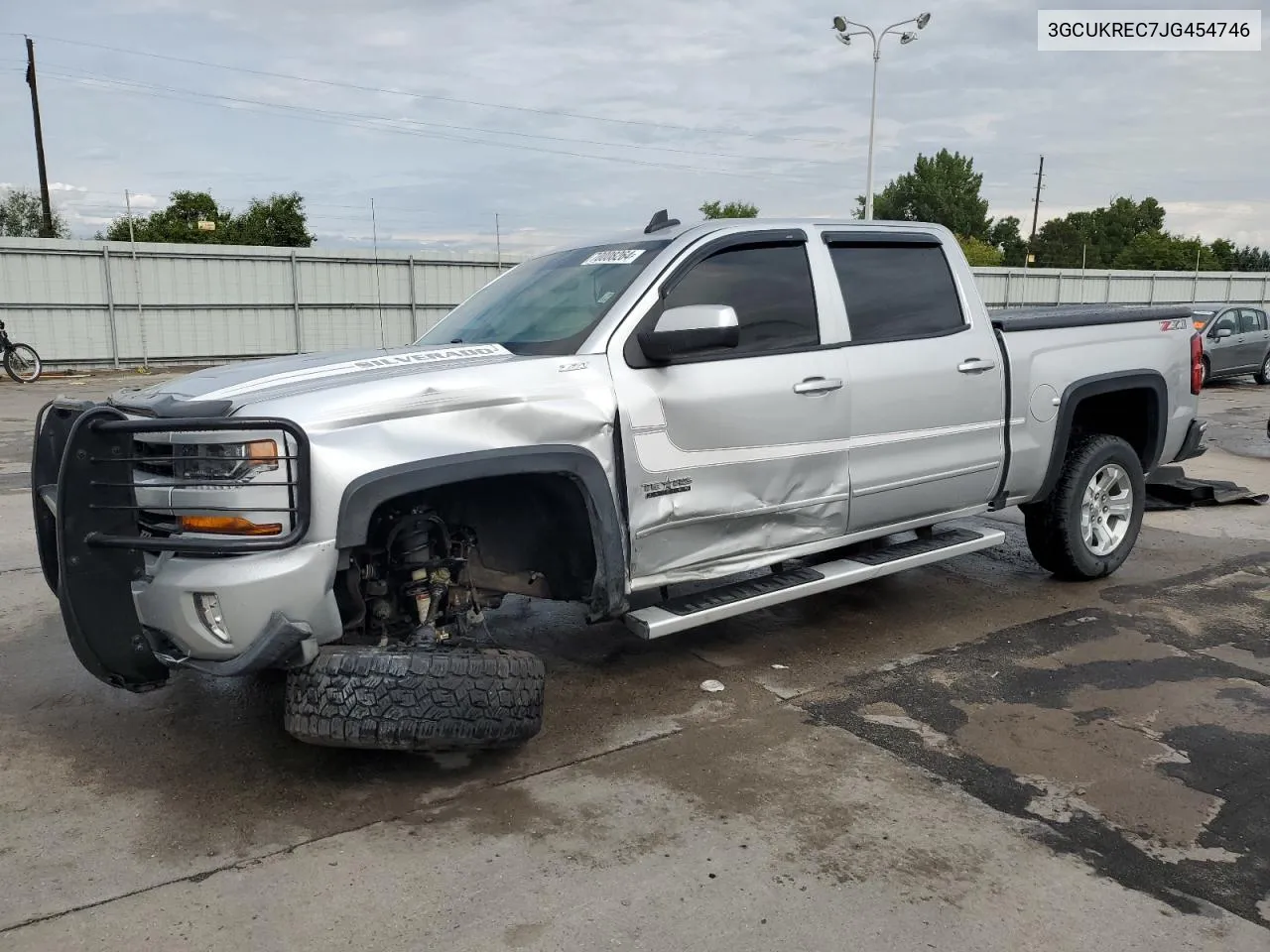 2018 Chevrolet Silverado K1500 Lt VIN: 3GCUKREC7JG454746 Lot: 70008264