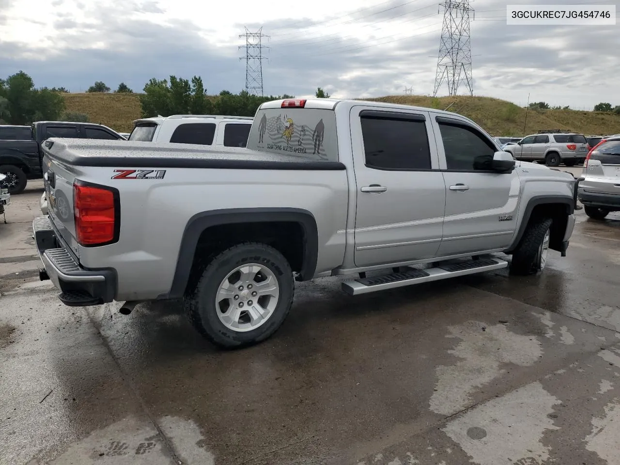 2018 Chevrolet Silverado K1500 Lt VIN: 3GCUKREC7JG454746 Lot: 70008264