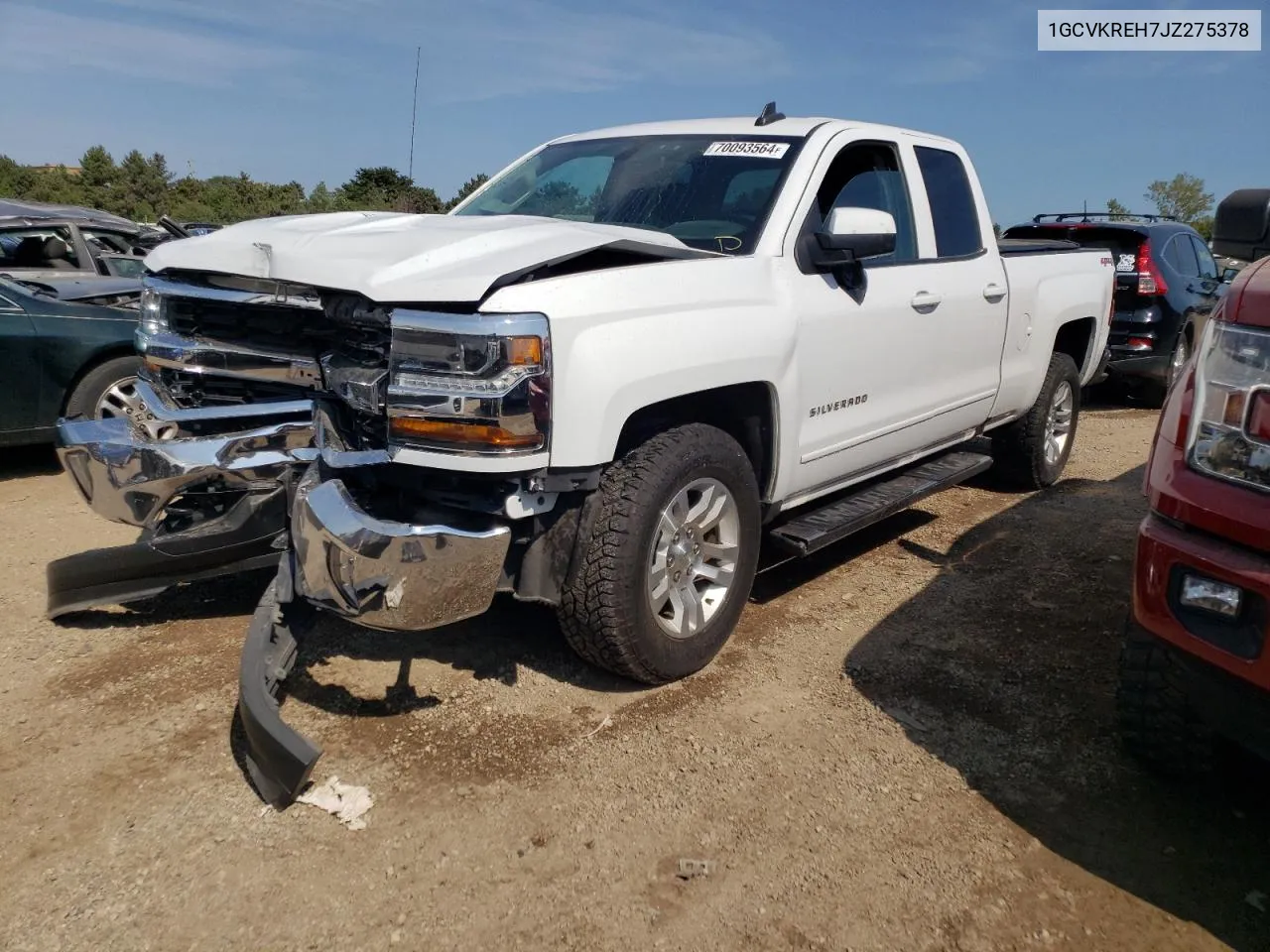 2018 Chevrolet Silverado K1500 Lt VIN: 1GCVKREH7JZ275378 Lot: 70093564