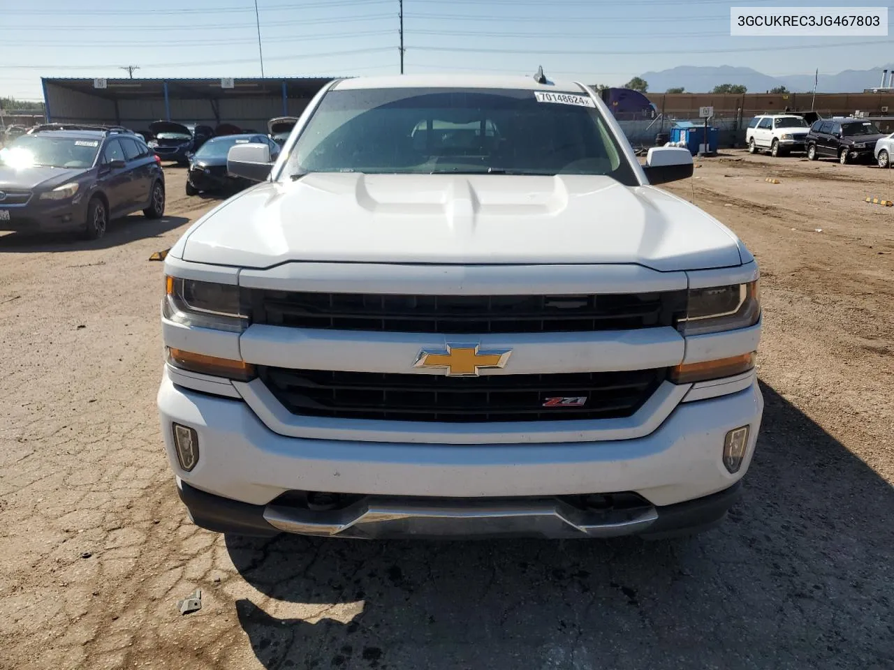 2018 Chevrolet Silverado K1500 Lt VIN: 3GCUKREC3JG467803 Lot: 70148624