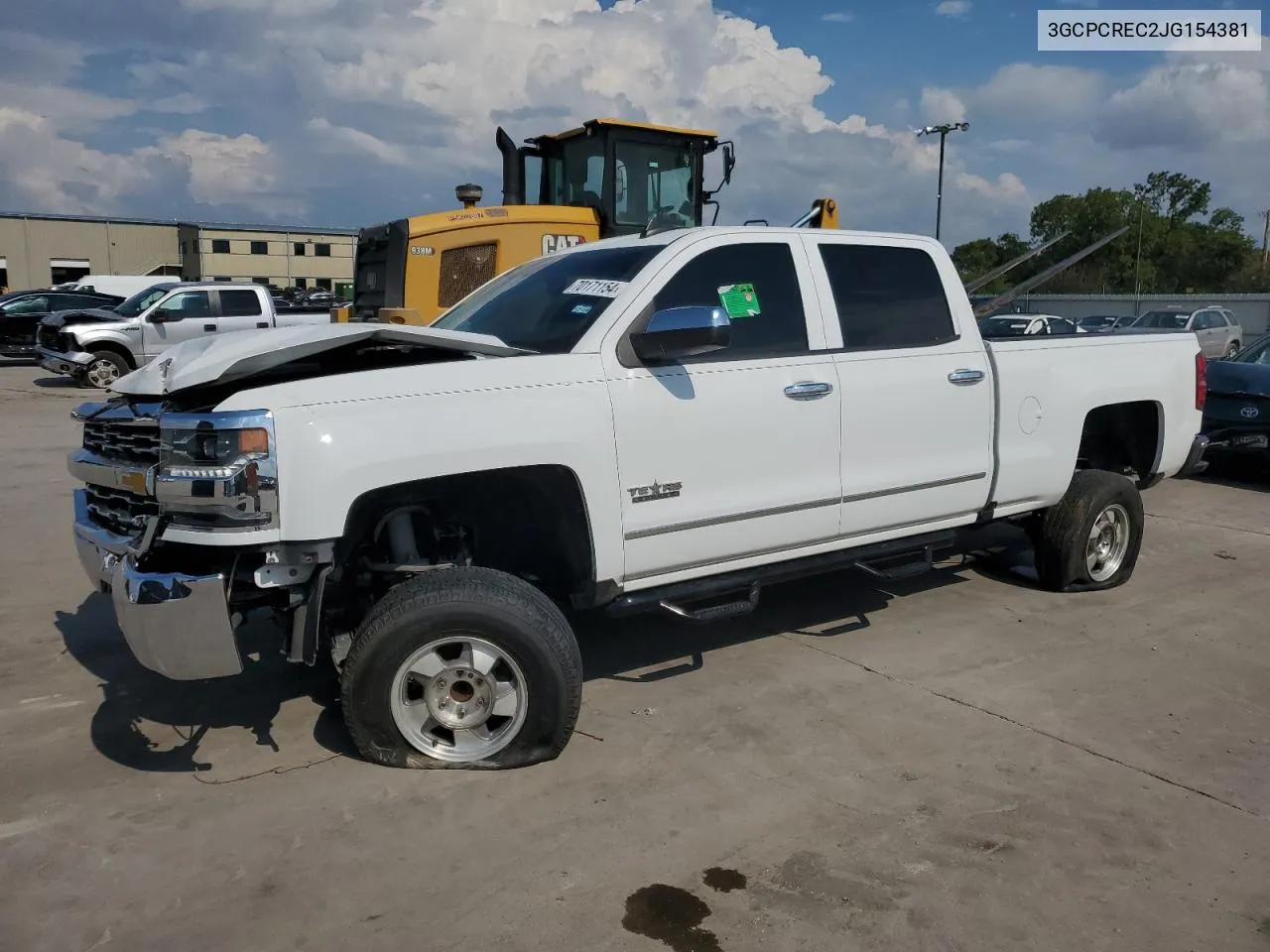 2018 Chevrolet Silverado C1500 Lt VIN: 3GCPCREC2JG154381 Lot: 70171154