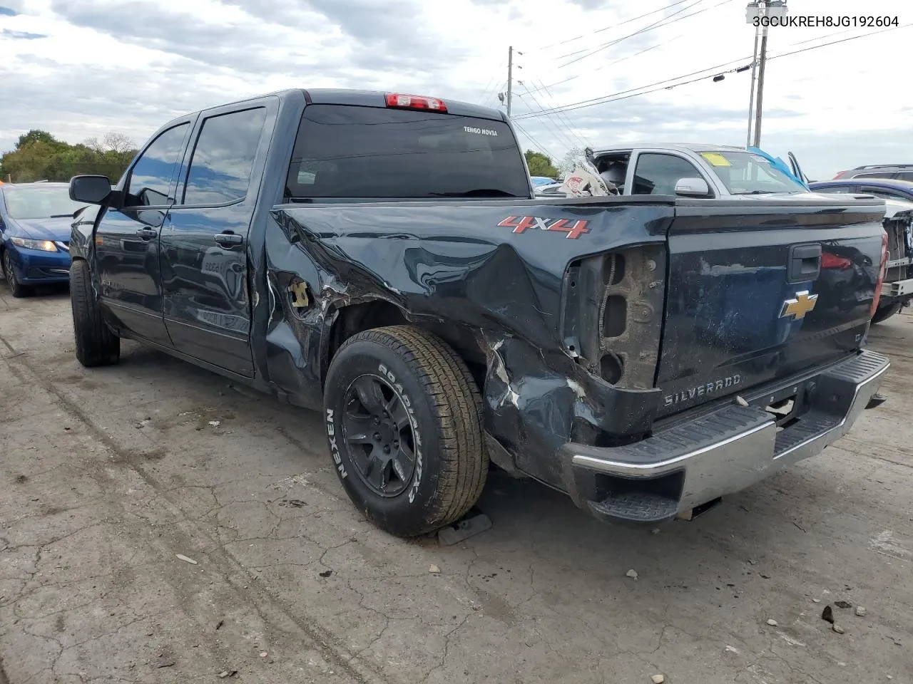 2018 Chevrolet Silverado K1500 Lt VIN: 3GCUKREH8JG192604 Lot: 70222504