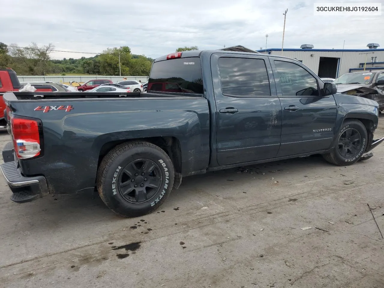 2018 Chevrolet Silverado K1500 Lt VIN: 3GCUKREH8JG192604 Lot: 70222504