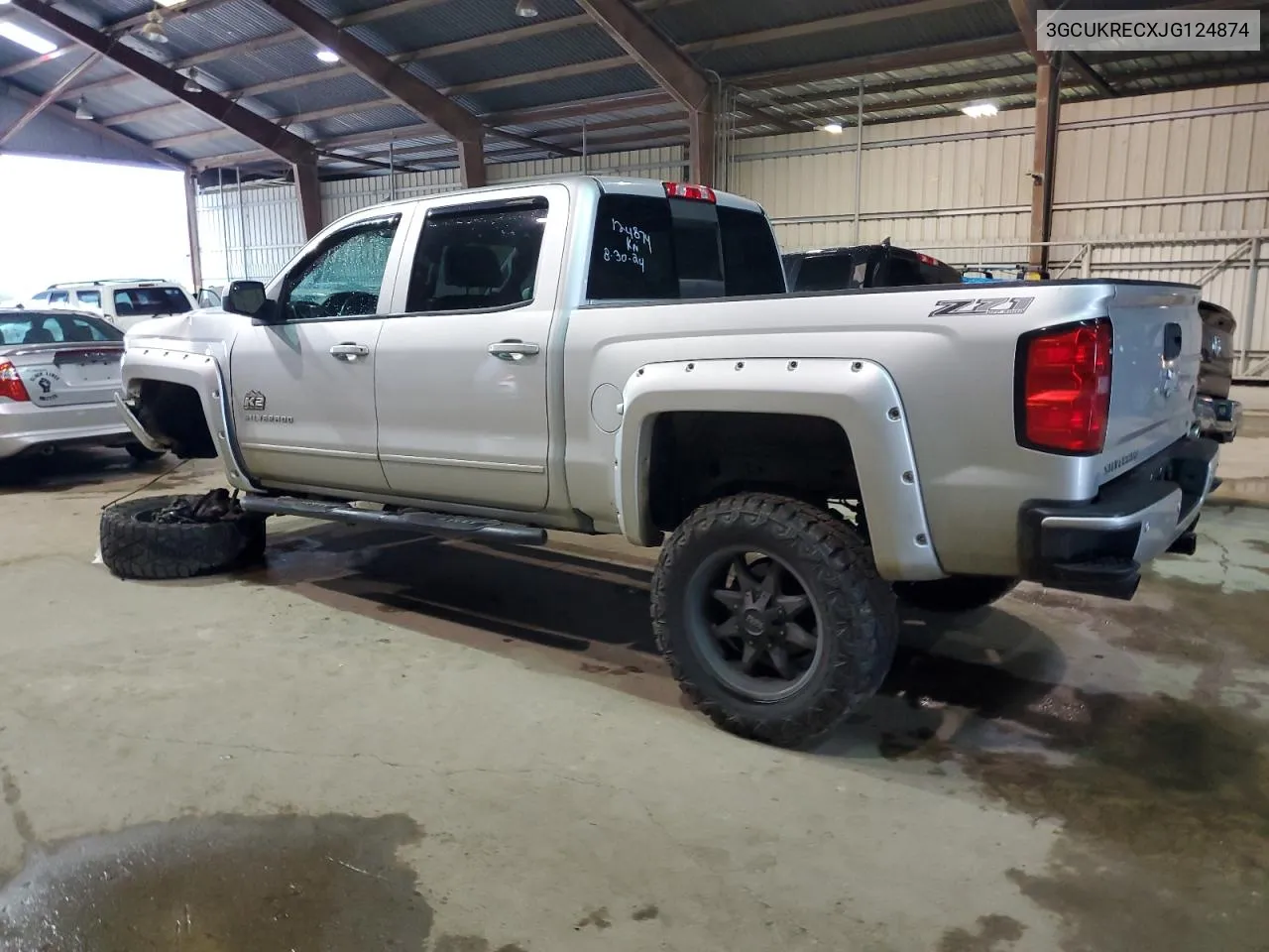 2018 Chevrolet Silverado K1500 Lt VIN: 3GCUKRECXJG124874 Lot: 70284074